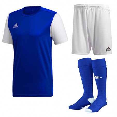 Komplet Junior Adidas Estro 19 Set Niebieski/Biały