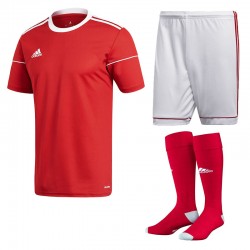 Strój piłkarski Adidas Squadra 17 Set Czerwony