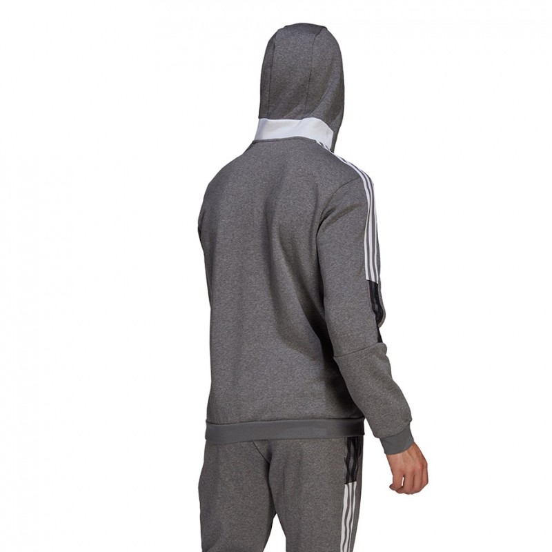 Dres bawełniany Adidas Tiro 21 Sweat Szary