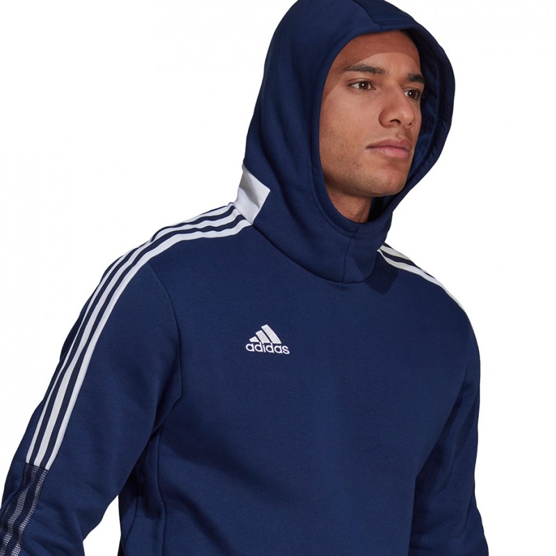 Dres bawełniany Adidas Tiro 21 Sweat Granatowy