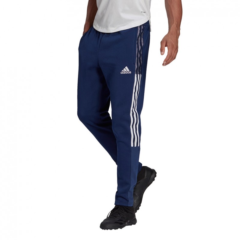 Dres bawełniany Adidas Tiro 21 Sweat Granatowy