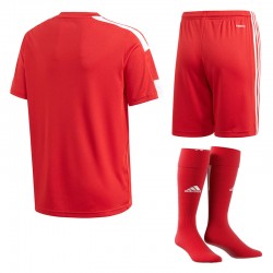 Strój piłkarski dla dzieci Adidas JR Squadra 21 Czerwony