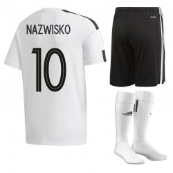 Komplet piłkarski Adidas Squadra 21 Biały/Czarny
