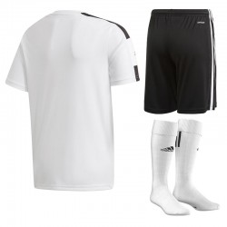 Komplet piłkarski Adidas Squadra 21 Biały/Czarny