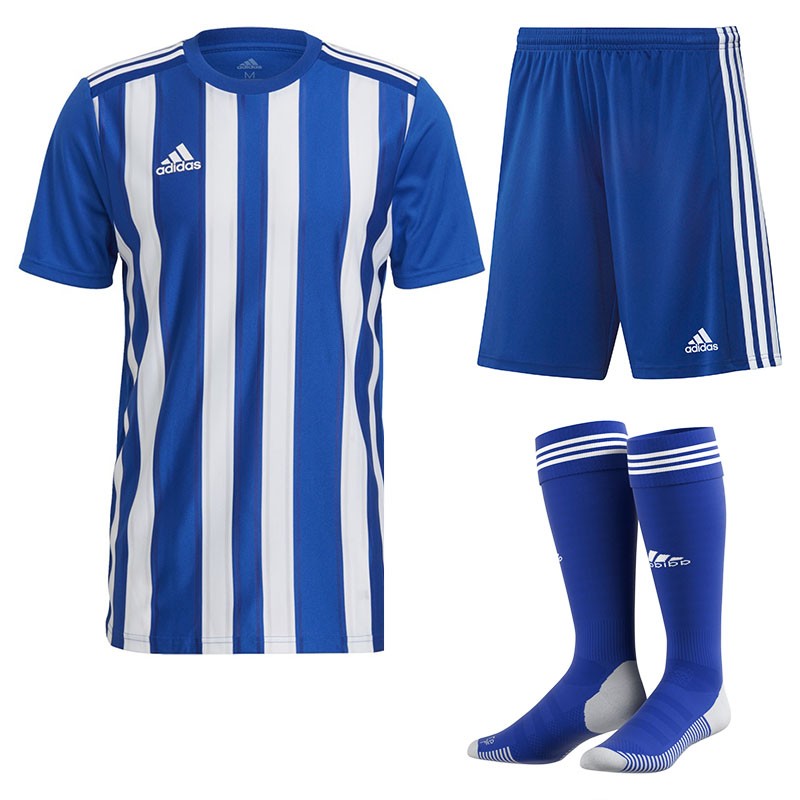 sportowa | Strój piłkarski Adidas Striped/Squadra Niebieski | Cena Opinie |