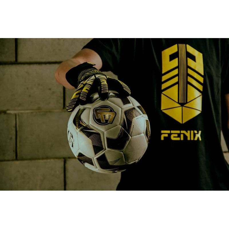 Rękawice dla dzieci Football Masters FENIX Junior Yellow 4mm