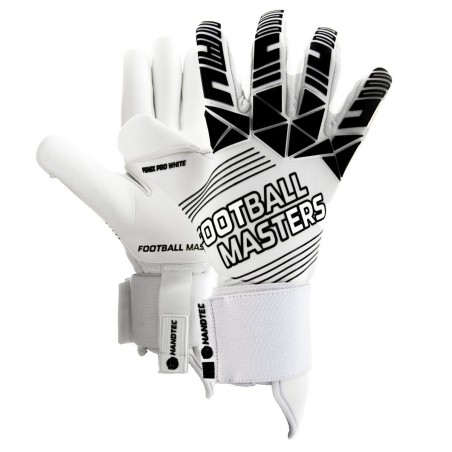 Rękawice Football Masters FENIX Pro White Contact