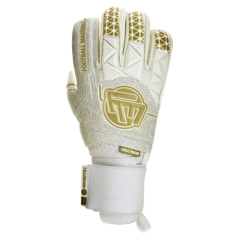 Rękawice Football Masters Voltage Plus White Gold RF 4.0