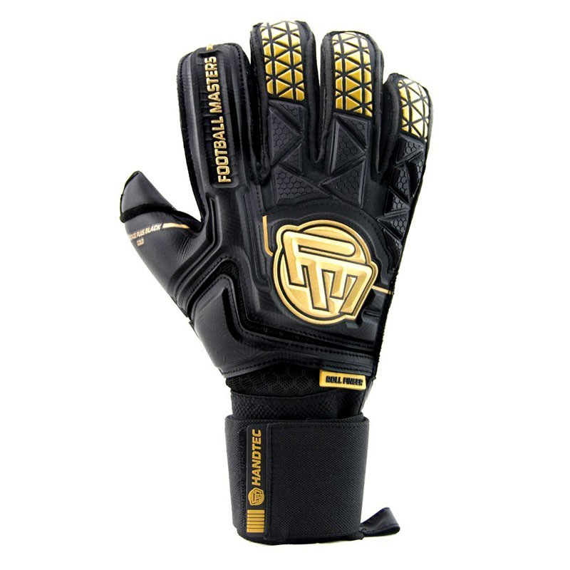 Rękawice Football Masters Voltage Plus Black Gold RF 4.0