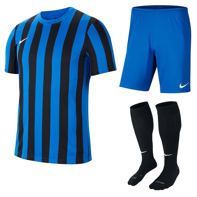 Strój piłkarski Nike Striped Division IV Czerwony/Czarny