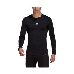 Czarny komplet termoaktywny Adidas TechFit LS