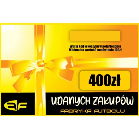 VOUCHER podarunkowy na 400 zł