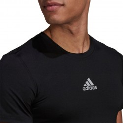 Koszulka termoaktywna Adidas TechFit Compression Short Sleeve Tee czarna GU4906