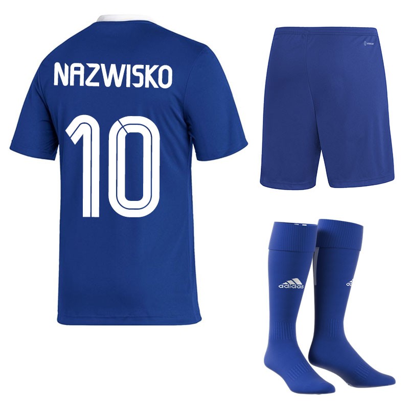 Zestaw piłkarski Adidas Entrada 22 Niebieski