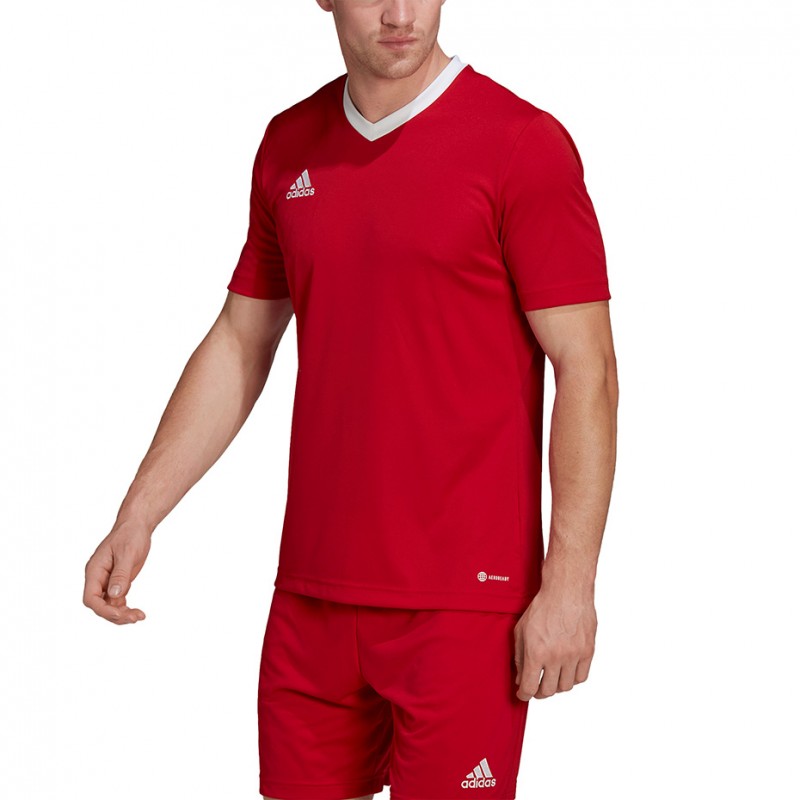 Komplet piłkarski Adidas Entrada 22 Czerwony