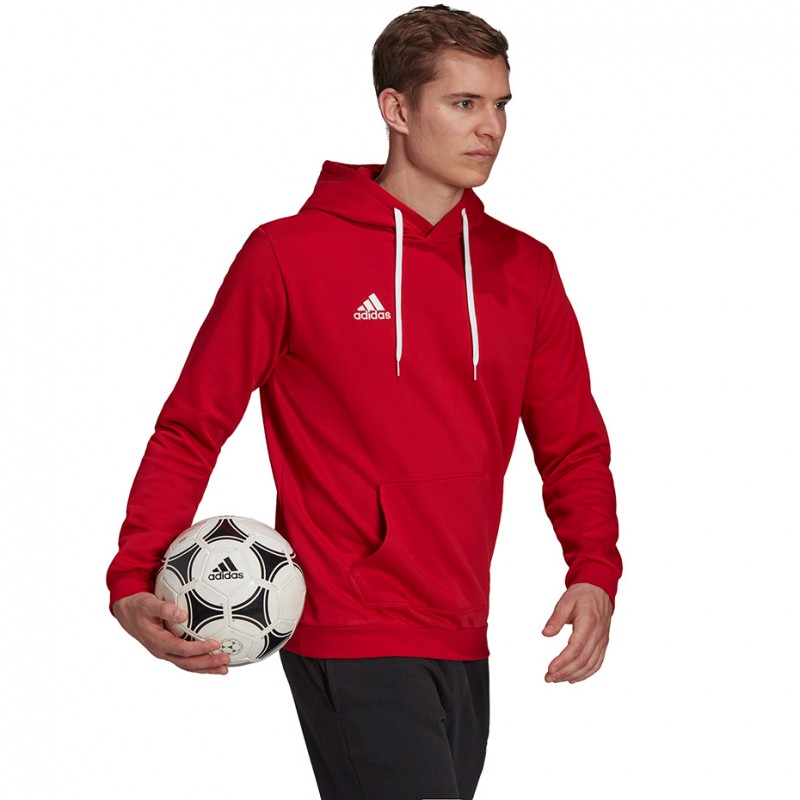 Męska bluza Adidas Entrada 22 Hoody Czerwona H57514