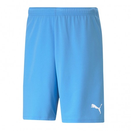 Spodenki piłkarskie Puma teamRISE Błękitne 704942-18