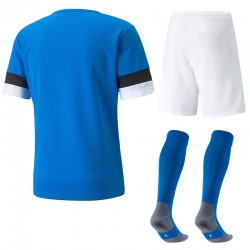 Strój piłkarski Puma teamRISE Niebieski-Biały