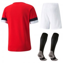 Komplet piłkarski Puma teamRISE czerwony-biały