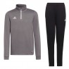 Dres treningowy dla dzieci Adidas JR Entrada 22 Training Szary/Czarny