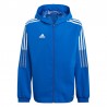 Kurtka treningowa z kapturem Adidas JR Tiro 21 Windbreake GP4978