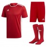 Komplet Adidas Entrada 18 Set Czerwony