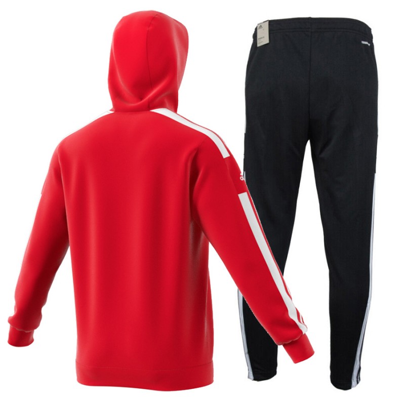 Dres treningowy z kapturem Adidas Squadra 21 Training Czerwony/Czarny