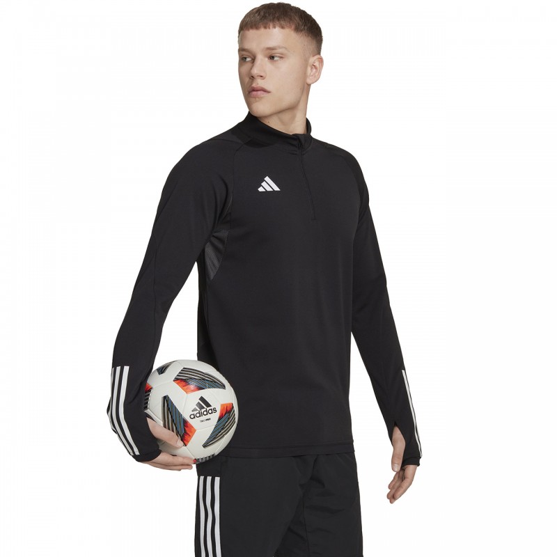 Dres piłkarski Adidas Tiro 23 Competition Training 1/4 Zip Czarny