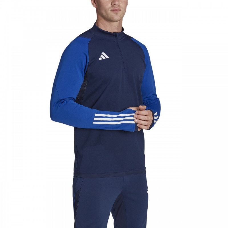 Dres piłkarski Adidas Tiro 23 Competition Training 1/4 Zip Granatowy