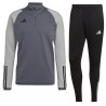 Dres piłkarski Adidas Tiro 23 Competition Training 1/4 Zip Szary/Czarny