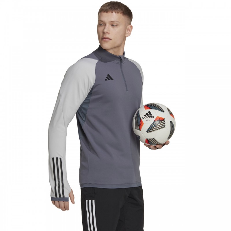 Dres piłkarski Adidas Tiro 23 Competition Training 1/4 Zip Szary/Czarny