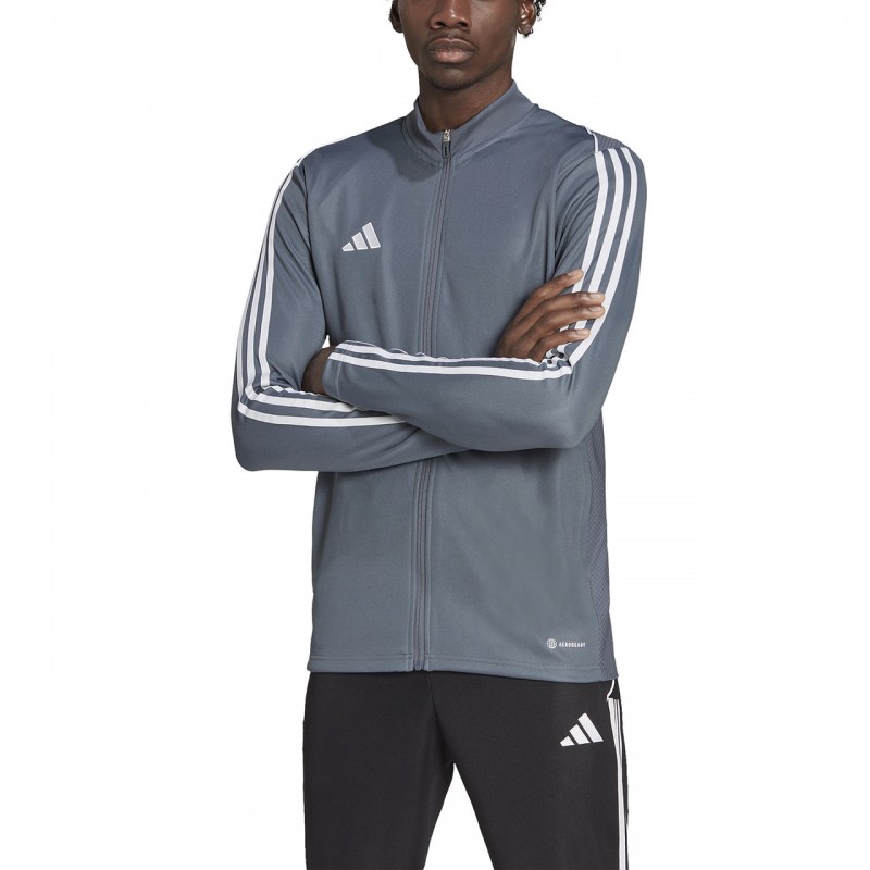 Dres piłkarski męski Adidas Tiro 23 League Training Track Szary/Czarny