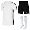 Komplet piłkarski Nike Academy 23 Biały/Czarny