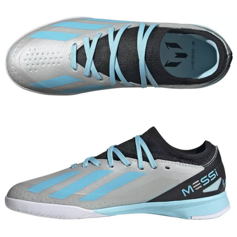 Buty halowe dla dzieci Adidas JR X Crazyfast Messi.3 IN IE4075