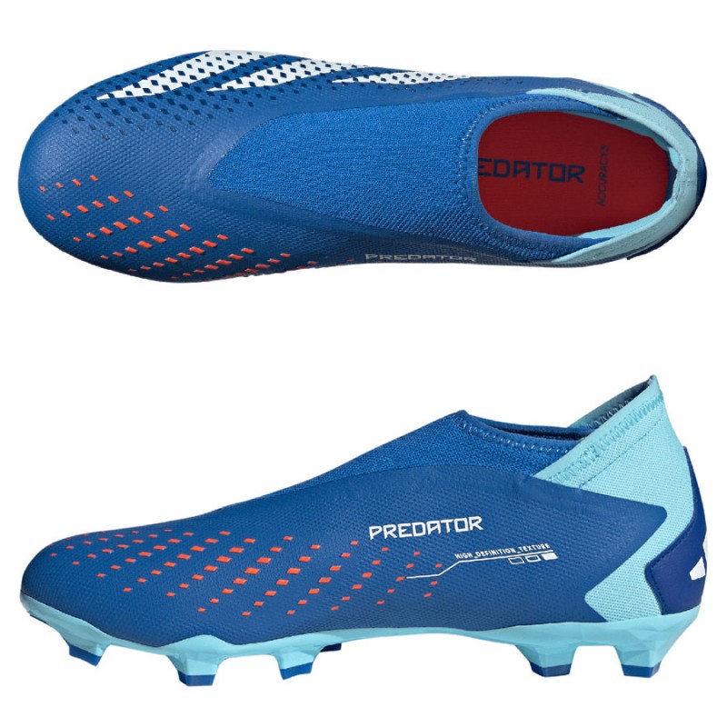 Buty piłkarskie (korki) bez sznurówek Adidas PREDATOR ACCURACY.3 FG LL GZ0019