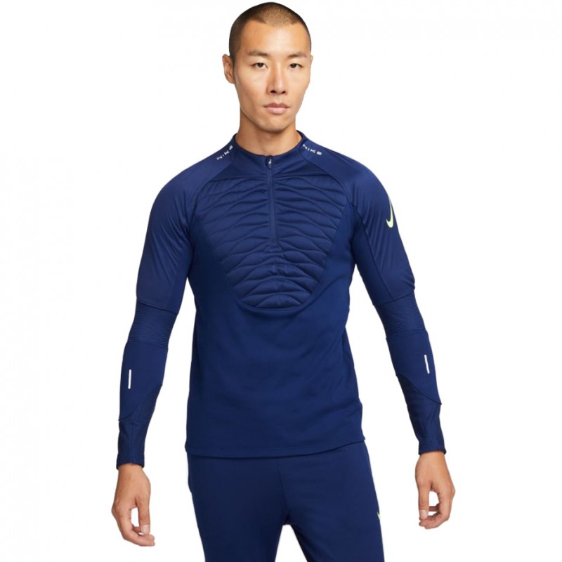 Komplet dres Nike na zimę Nike Techfit Strike Winter Warrior Granatowy