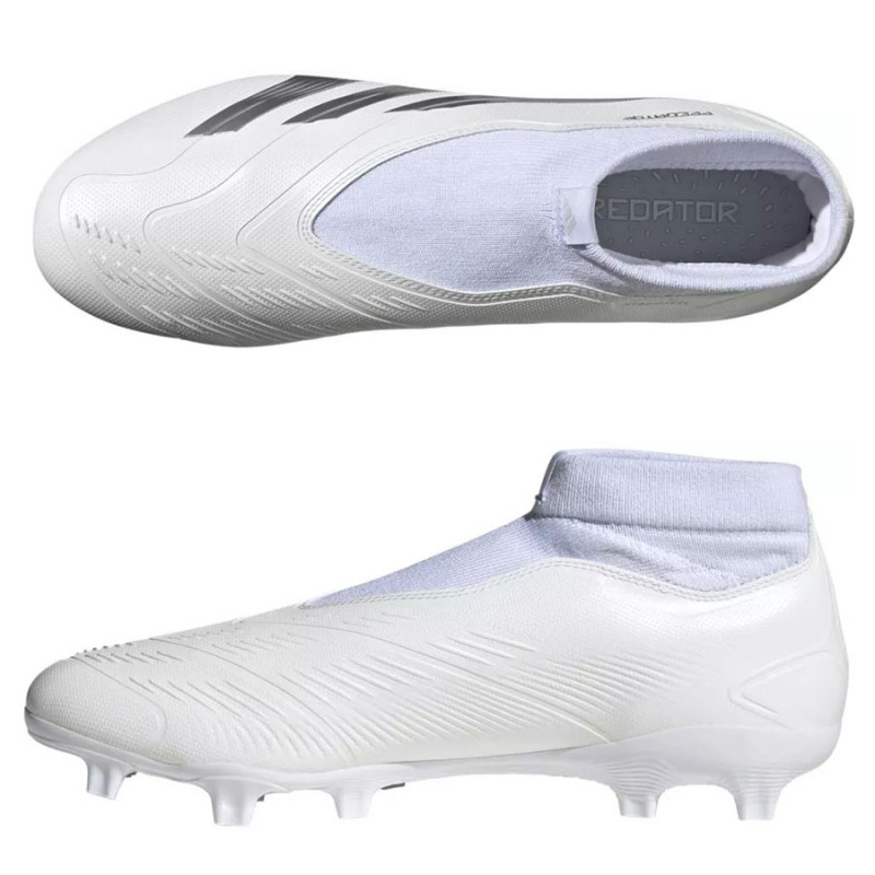 Buty piłkarskie (korki) bez sznurówek Adidas Predator League LL FG IG7767