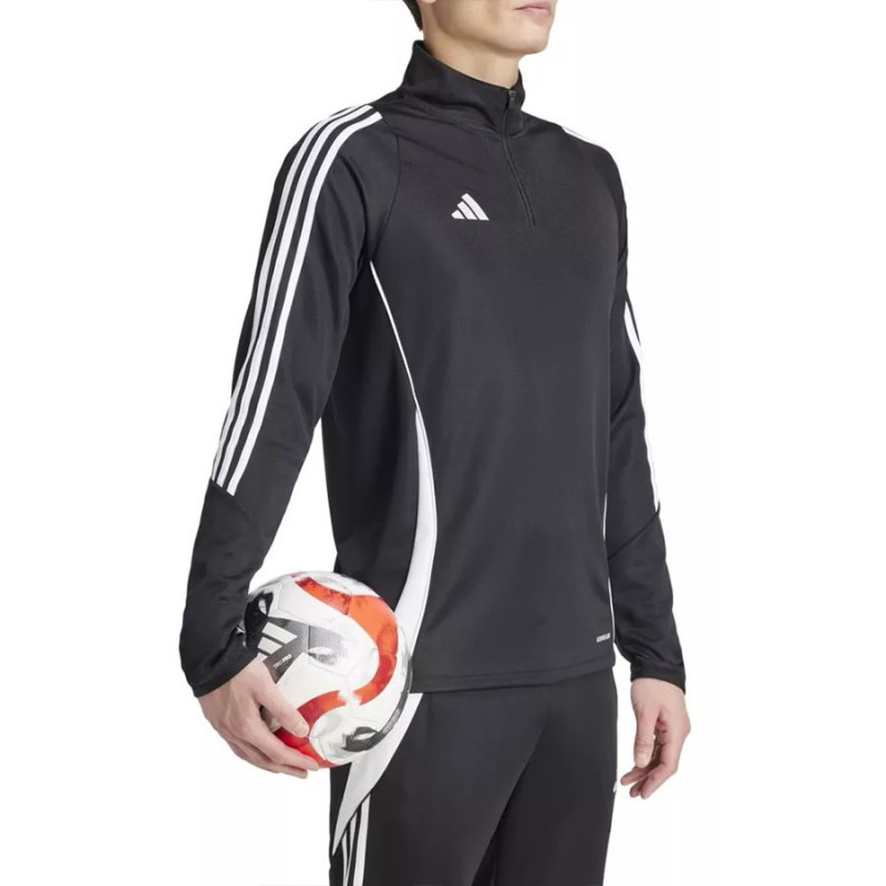 Dres piłkarski Adidas Tiro 24 Training 1/4 Zip Czarny