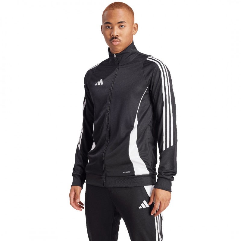 Dres piłkarski Adidas Tiro 24 Training Full Zip Czarny