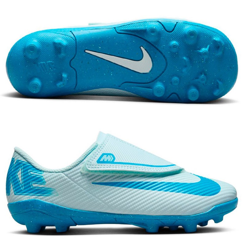 Buty piłkarskie na rzepy Nike JR Mercurial Vapor 16 Club MG PS(V) FQ8290-400