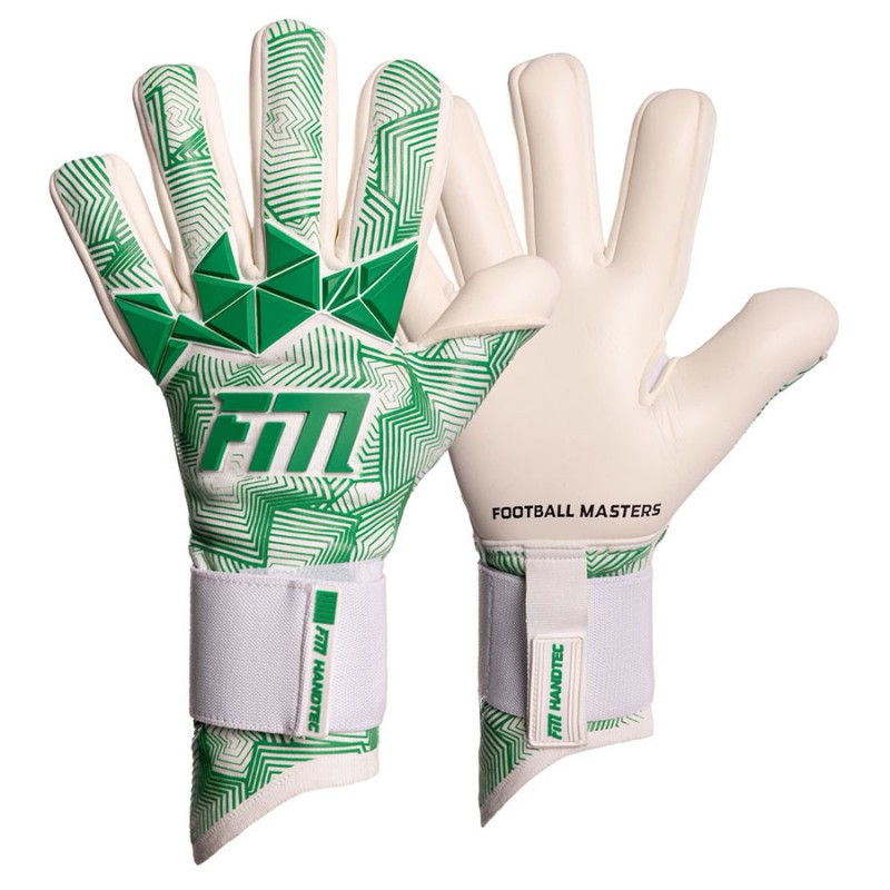 Rękawice Football Masters Varis X PRO WHITE GREEN