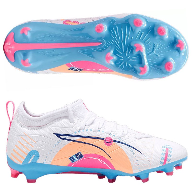 Buty piłkarskie dla dzieci Puma JR Ultra 5 Match Vol. UP FG/AG 108065-01