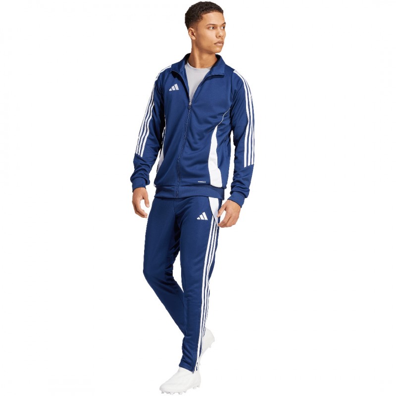 Dres piłkarski Adidas Tiro 24 Training Full Zip Granatowy