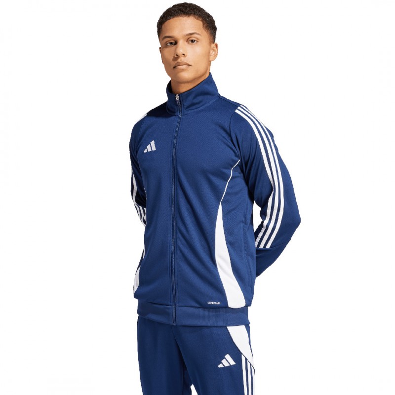 Dres piłkarski Adidas Tiro 24 Training Full Zip Granatowy