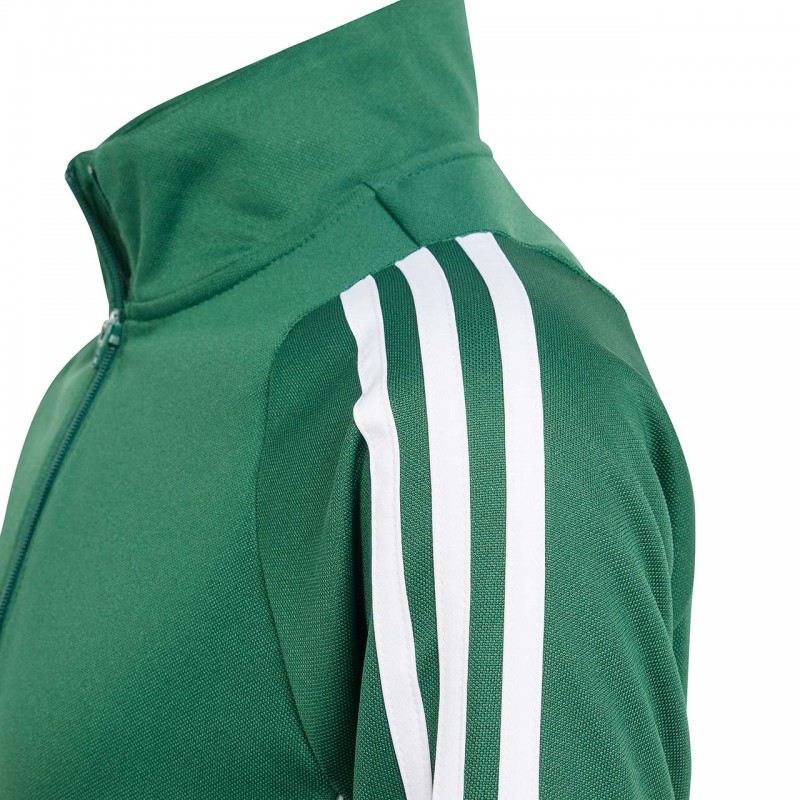 Dres piłkarski dla dzieci Adidas Tiro 24 Training 1/2 Zip Zielony/Czarny