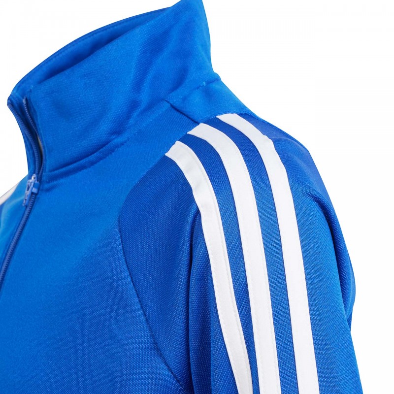 Dres piłkarski dla dzieci Adidas Tiro 24 Training 1/2 Zip Niebieski/Czarny