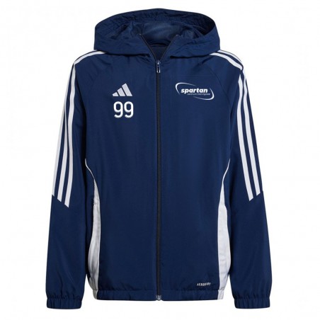 Kurtka (wiatrówka) dla dzieci Adidas Tiro 24 Windbreaker Spartan