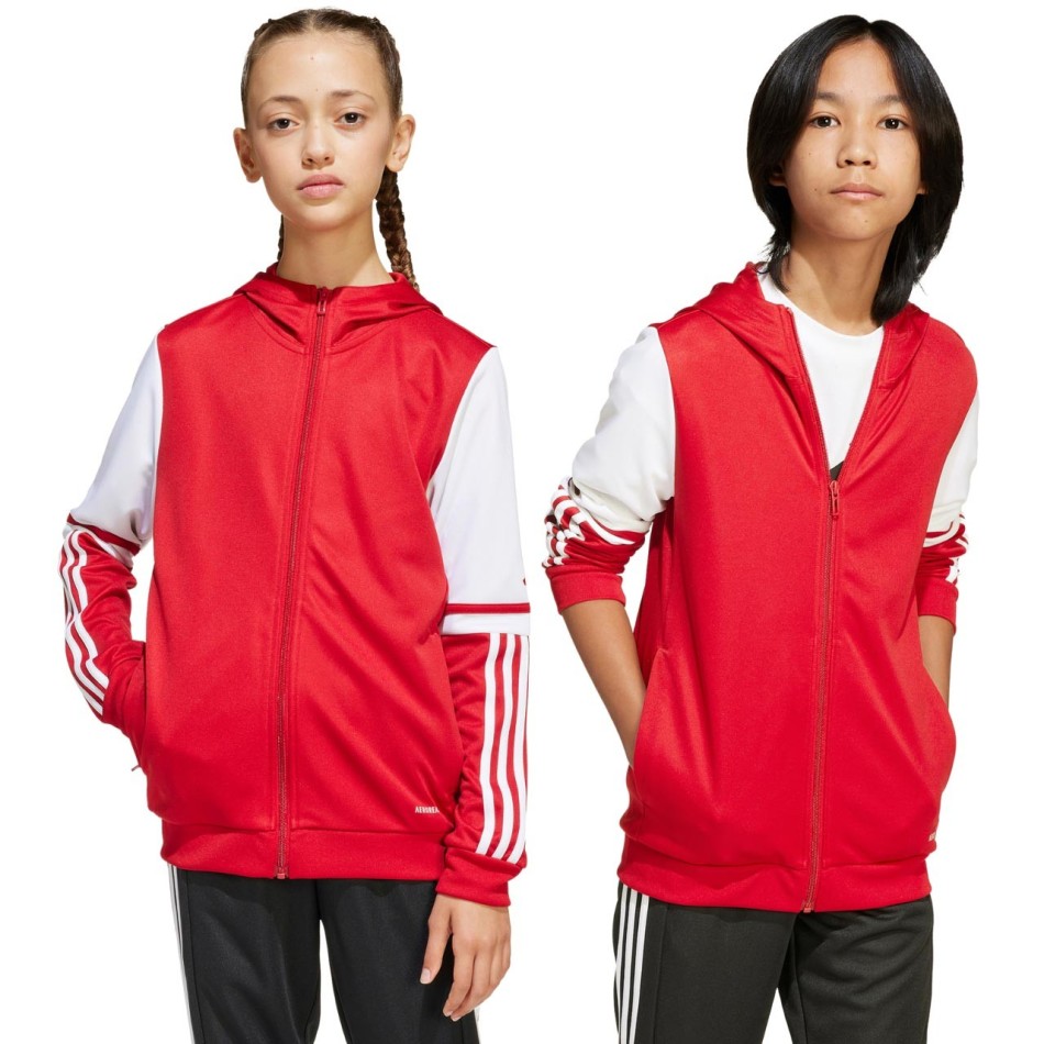 Bluza dla dzieci z kapturem Adidas Squadra 25 Hoodie JD4801