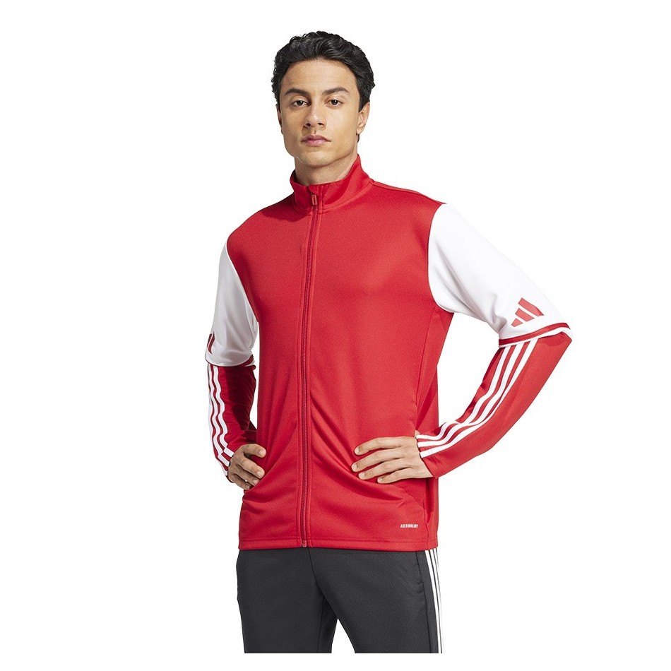 Dres rozpinany męski Adidas Squadra 25 Training Czerwony/Czarny