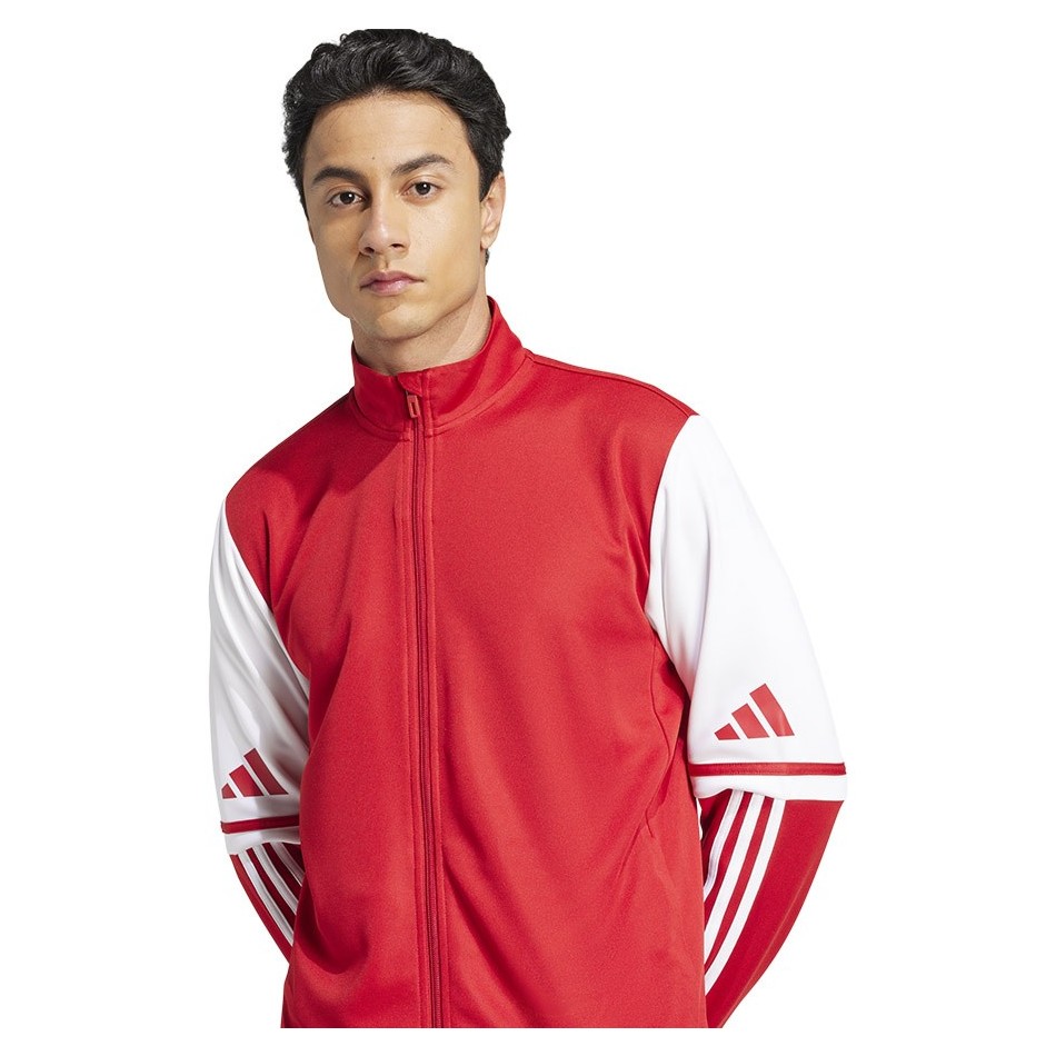 Dres rozpinany męski Adidas Squadra 25 Training Czerwony/Czarny